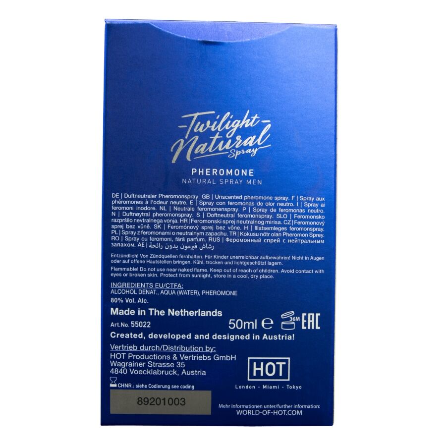 Hot-Twilight Spray Natural mit Pheromonen für Männer 50 ml · Parfüms & Pheromone (Bild 3)