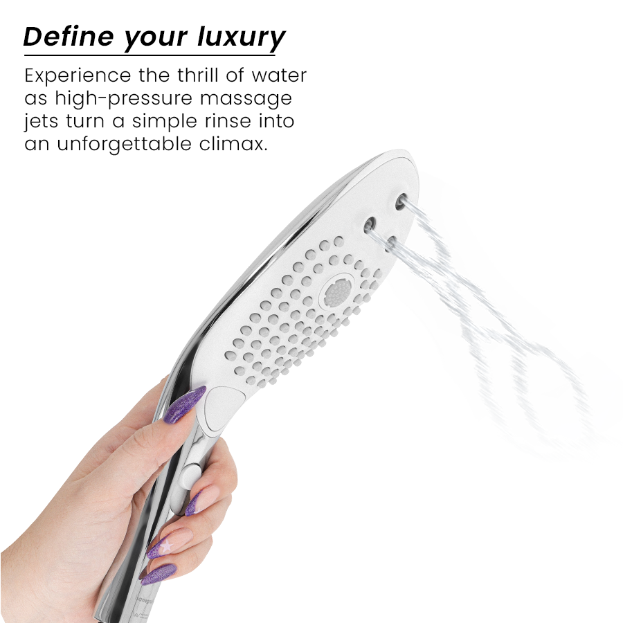 Womanizer-Wave Kopf Dusche Stimulieren Chrome-ABS-Klitoris · Vibratoren (Bild 4)