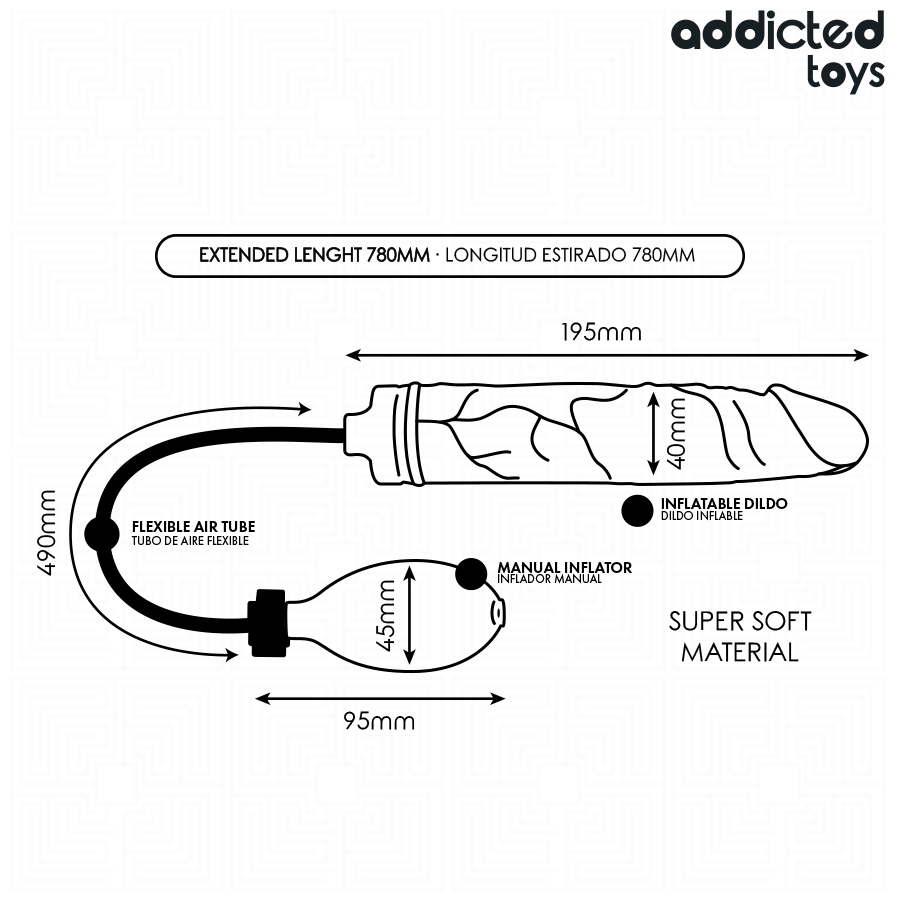 Addicted Toys-Dildo-Silikon, Wasserdicht-Silikon · Sextoys (Bild 6)