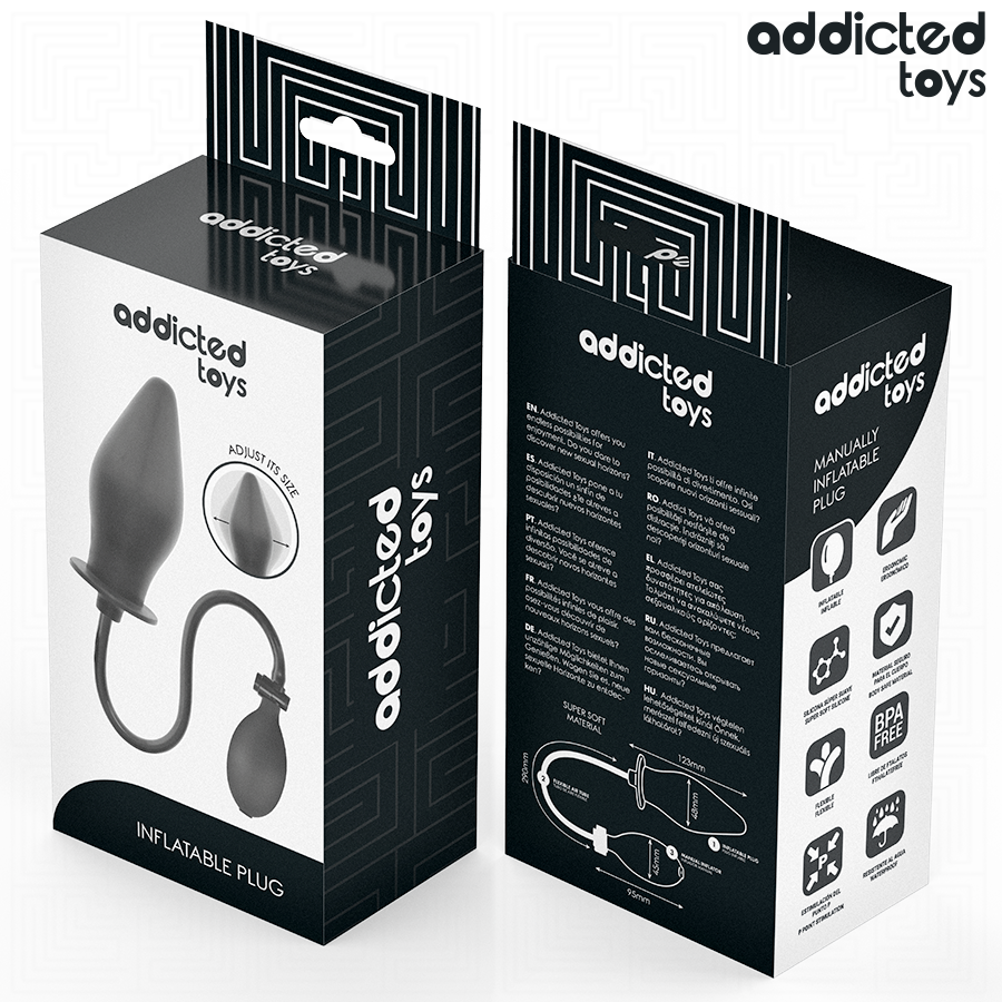 Addicted Toys-Analplug Füllbar Modell 2-Silikon, Wasserdicht · Sextoys (Bild 7)