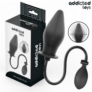 Addicted Toys-Aufblasbarer Analplug Modell 2-Silikon, wasserdicht