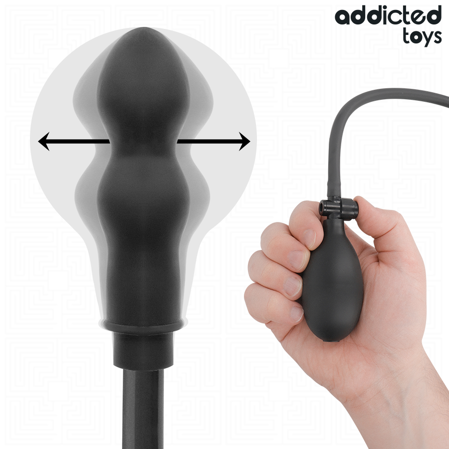 Addicted Toys-Analplug Doppelschwellung Modell 1-Silikon, Wasserdicht · Sextoys (Bild 2)
