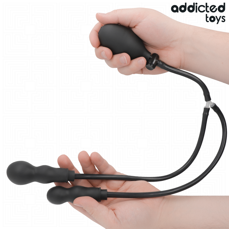 Addicted Toys-Analplug Doppelschwellung Modell 1-Silikon, Wasserdicht · Sextoys (Bild 4)