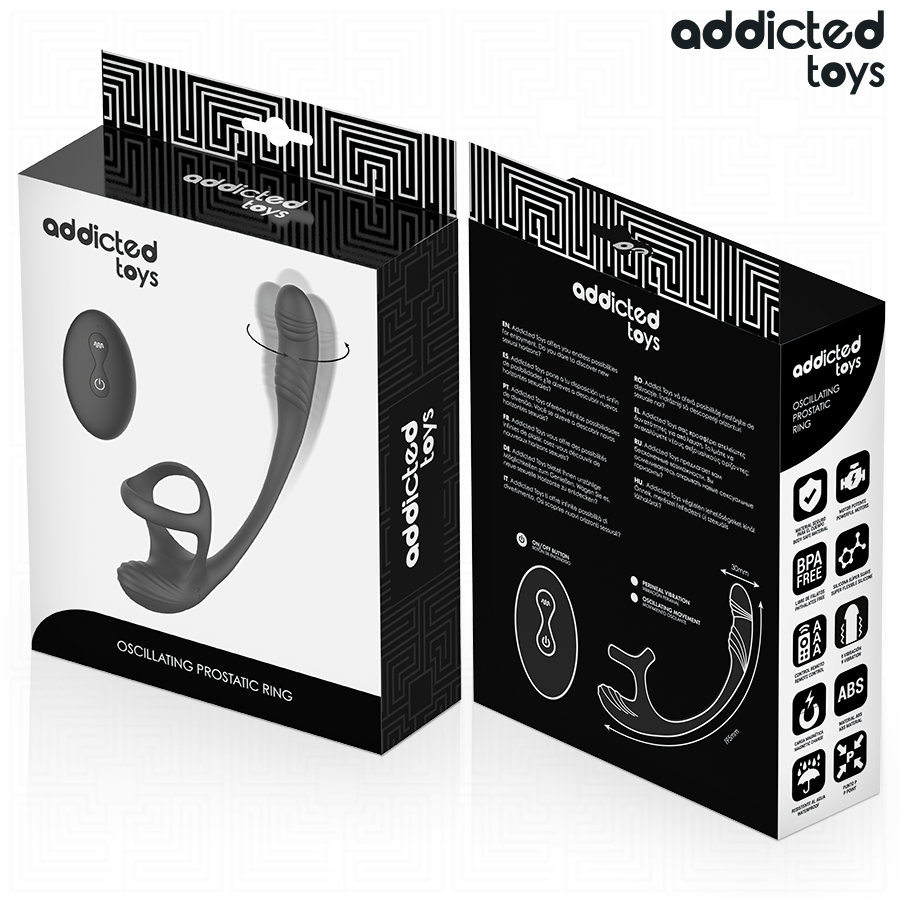 Addicted Toys-Analplug mit Vibration, Bewegung 360o und Stimulator · Sextoys (Bild 8)
