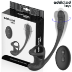 Addicted Toys-Analplug mit Vibration, Bewegung 360o und Stimulator · Sextoys