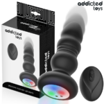Addicted Toys-Analplug mit Impulsen und Vibrationen, Fernbedienung · Sextoys