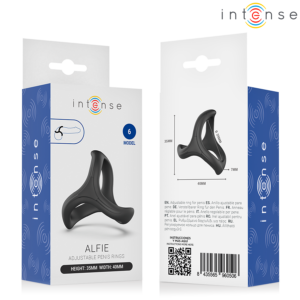 Intense For Him-Alfie Dreifach Ring Einstellbar für Penisse Model 6 · Sextoys (Bild 5)