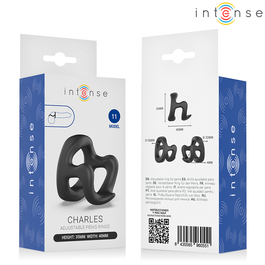 Intense For Him-Charles Ring Einstellbar für Penis Model 11 · Sextoys (Bild 6)