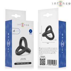 Intense For Him-John Dreifach Ring Einstellbar für Penis Model 4 · Sextoys (Bild 5)