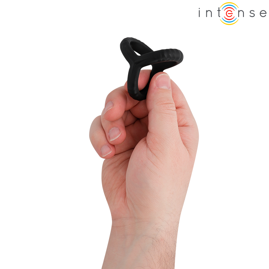 Intense For Him-John Dreifach Ring Einstellbar für Penis Model 4 · Sextoys (Bild 2)