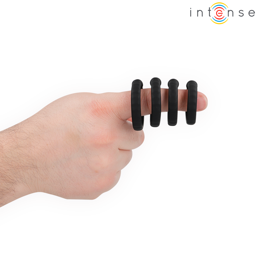 Intense For Him-Michiel 4 Ringe Set für Penis Modell 10 · Sextoys (Bild 2)