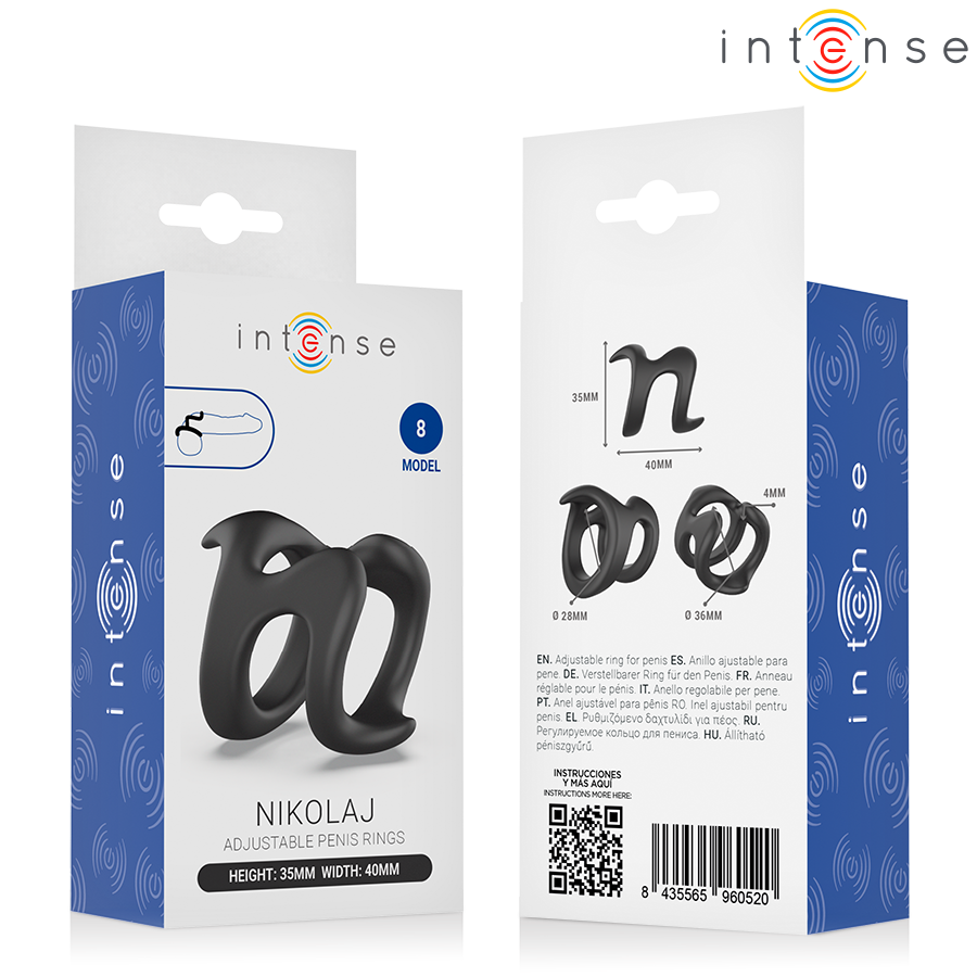 Intense For Him-Nikolaj Einstellbarer Ring für Penisse Model 8 · Sextoys (Bild 6)