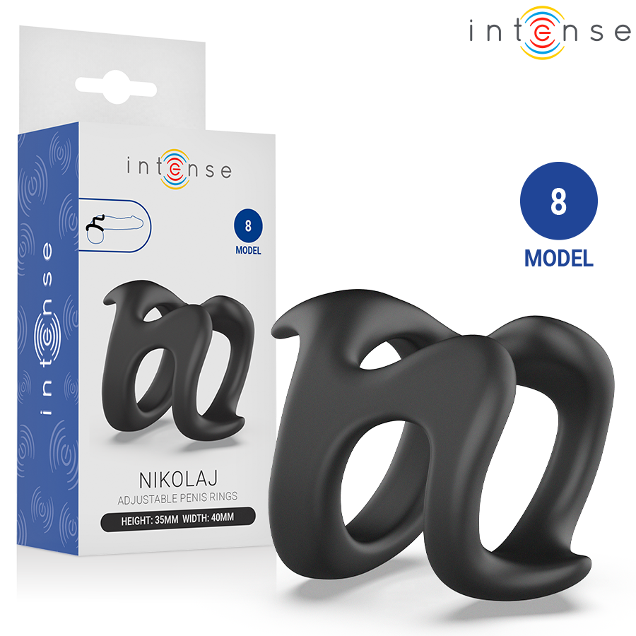 Intense For Him-Nikolaj Einstellbarer Ring für Penisse Model 8 · Sextoys