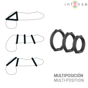 Intense For Him-Peter Set von 3 Ringe für das Penis Model 9 · Sextoys (Bild 3)