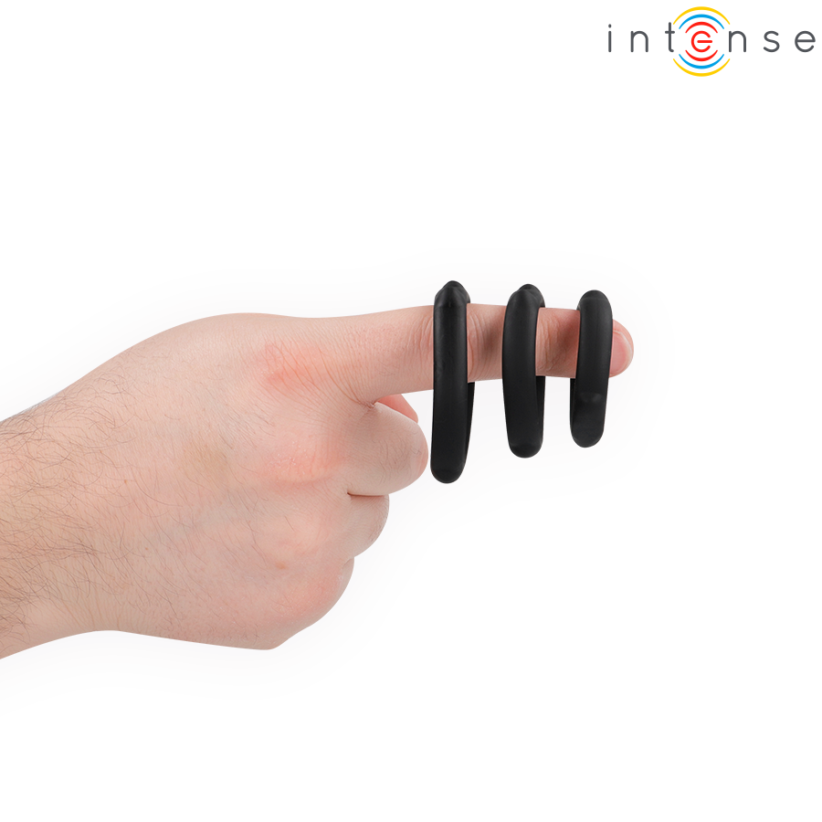 Intense For Him-Peter Set von 3 Ringe für das Penis Model 9 · Sextoys (Bild 2)