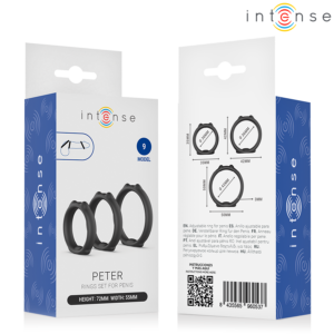 Intense For Him-Peter Set von 3 Ringe für das Penis Model 9 · Sextoys (Bild 6)