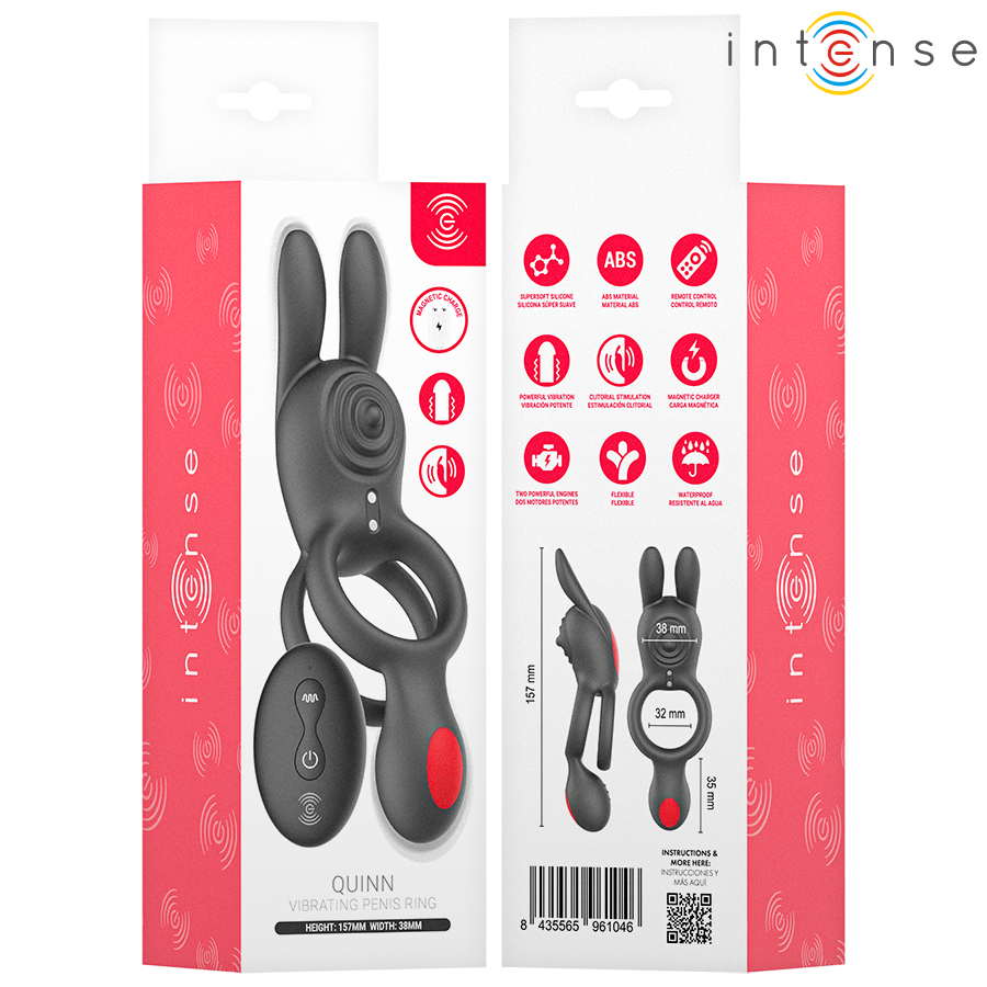 Intense For Him-Quinn Ring Vibrator mit doppelter Vibration · Sextoys (Bild 4)