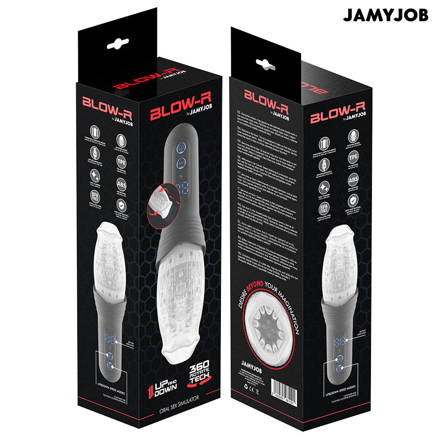 Jamyjob-Blow-r Masturbator in Spinta und Drehung-10 Geschwindigkeiten · Sextoys (Bild 6)