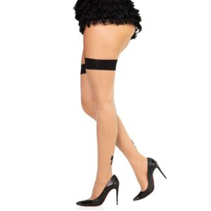 Leg Avenue Hosiery-1963 Spandex Strumpfhosen mit Nachbarnähe · Sexy Damen-Dessous (Bild 3)