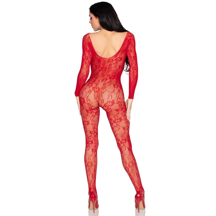 Leg Avenue Bodystockings-89366 Bodystocking Pizzo Rot – One · Spicy Dessous & Bodystockings (Bild 2)