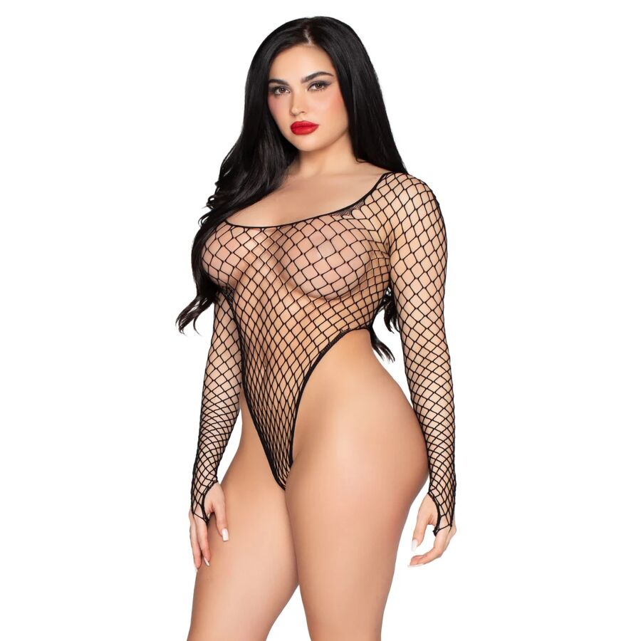 Leg Avenue Sets-89377 Körper Hochschneidiges Industrienetz · Spicy Dessous & Bodystockings (Bild 3)