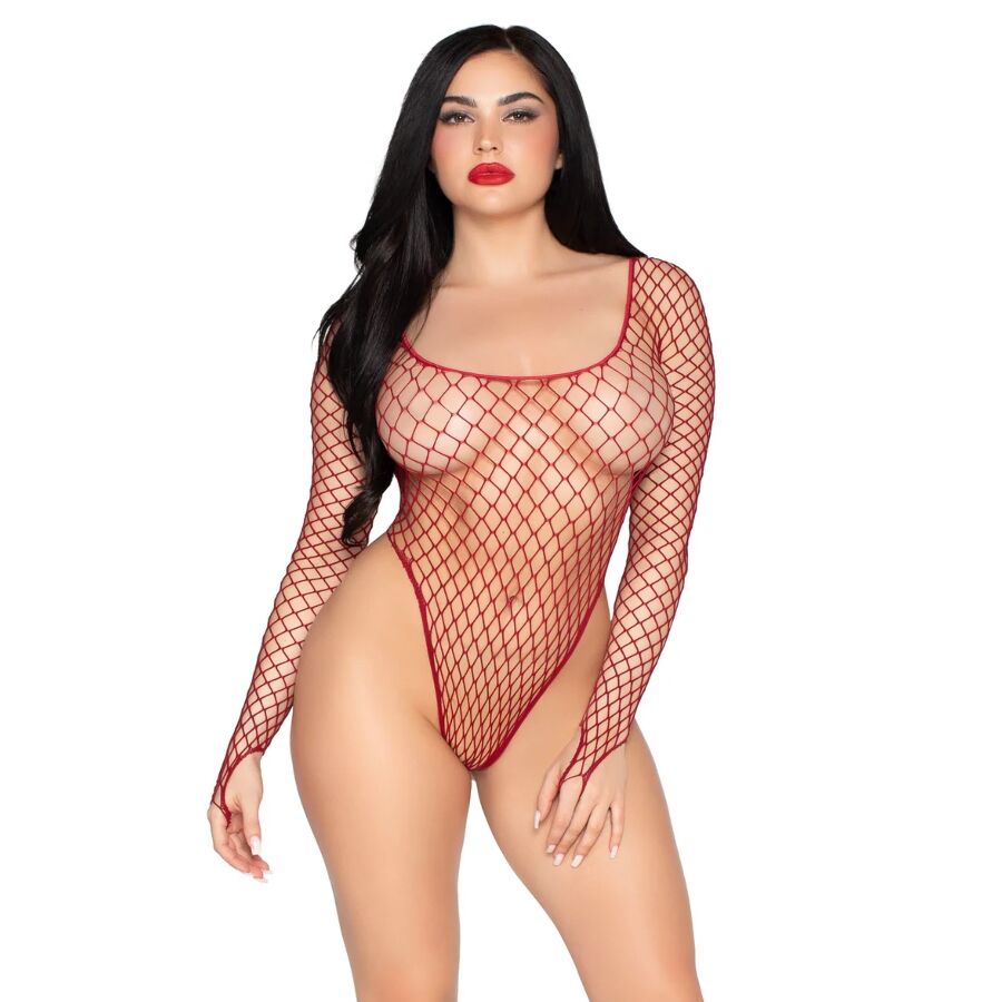 Leg Avenue Sets-89377 Körper Hochschneidiges Industrienetz · Spicy Dessous & Bodystockings (Bild 5)