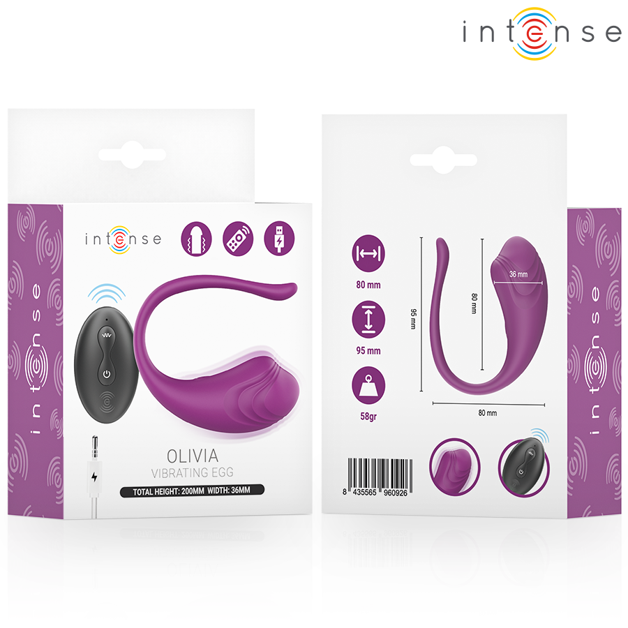 Intense Remote Control-Olivia Ei Vibrator Wiederaufladbar · Vibratoren (Bild 11)