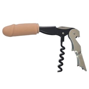 Diablo Picante-Penis-Korkenzieher heller Ton-Metall