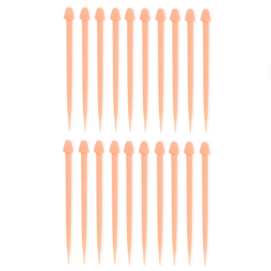 Diablo Picante-20 Penis-förmige Zahnstocher · Spiele & Geschenke