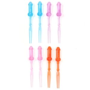 Diablo Picante-Zahnbürsten Bunte Penis, 8 Stk. · Spiele & Geschenke