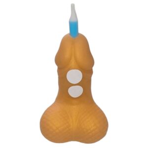 Diablo Picante-Goldene Peniskerze mit Zahlen · Spiele & Geschenke