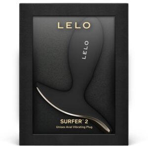 Lelo-Surfer 2 Analplug Vibrant Unisex, Schwarz-Silikon, 3 Geschwindigkeiten · Sextoys (Bild 4)