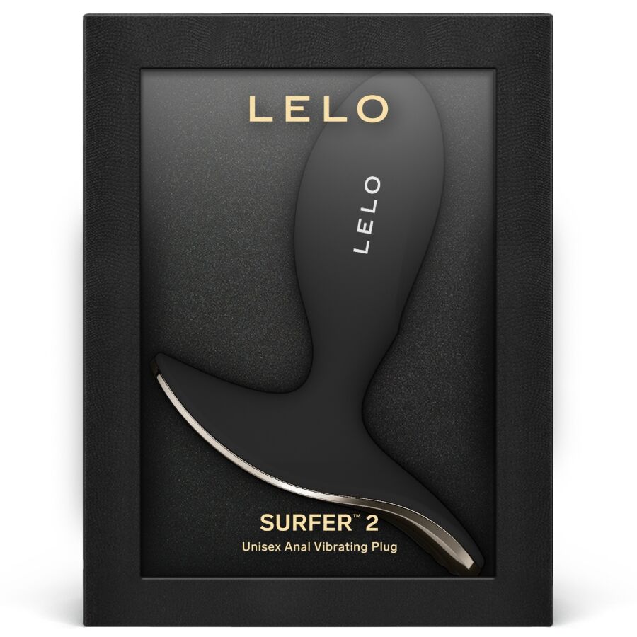 Lelo-Surfer 2 Analplug Vibrant Unisex, Schwarz-Silikon, 3 Geschwindigkeiten · Sextoys (Bild 4)