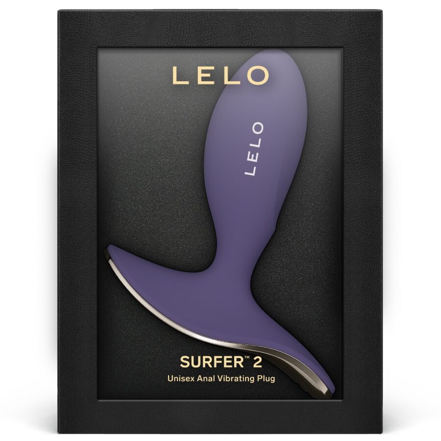 Lelo-Surfer 2 Plug Vibrant Anal Unisex Cyber Purple-Silikon, 3 · Sextoys (Bild 4)
