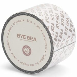 Bye Bra-Doppelband Kleber 5 cm x 5 m, Wasserdicht · Sexy Damen-Dessous (Bild 2)