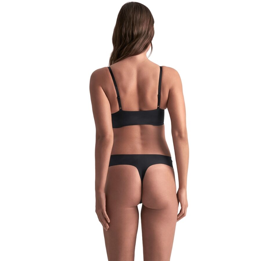 Bye Bra-Tanga Invisible Set 2 Stk. Beige und Schwarz · Sexy Damen-Dessous (Bild 7)
