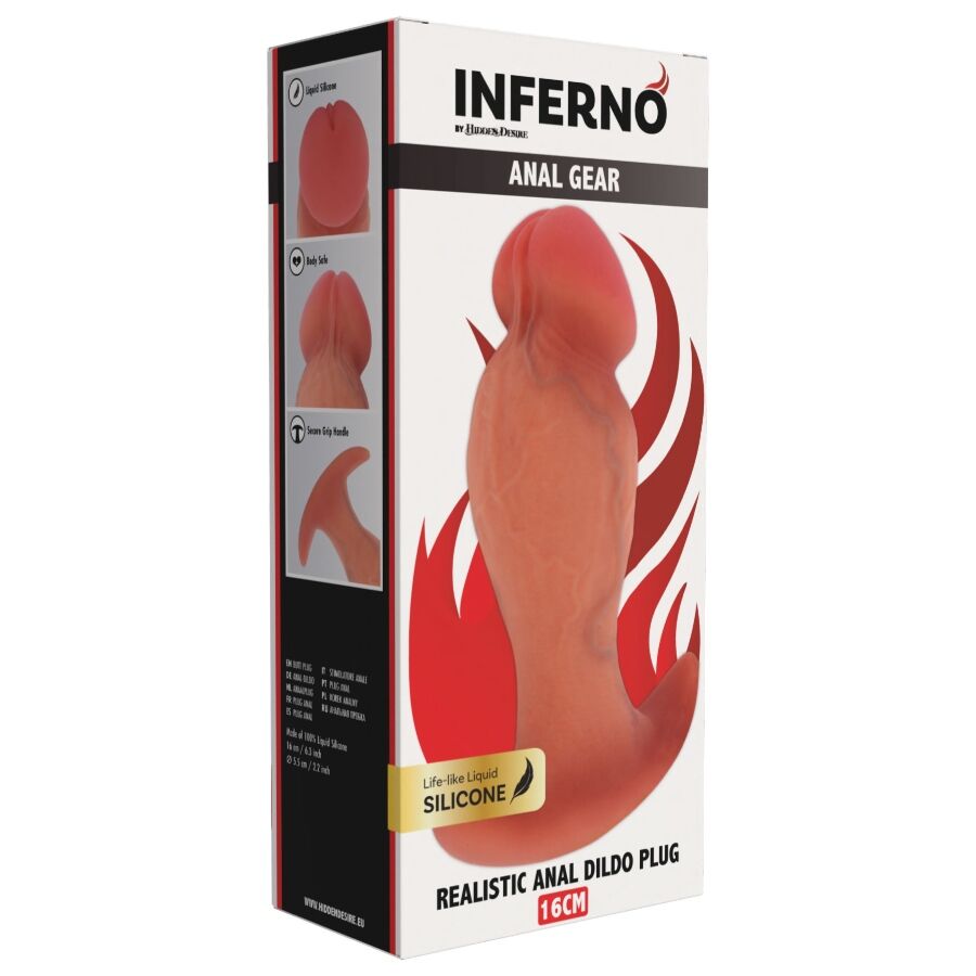 Hidden Desire-Hölle Analplug Realistisch 16 cm-Silikon · Sextoys (Bild 3)