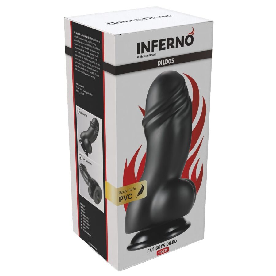 Hidden Desire-Inferno Fat Boys Dildo 19 cm-Saugnapf · Sextoys (Bild 6)