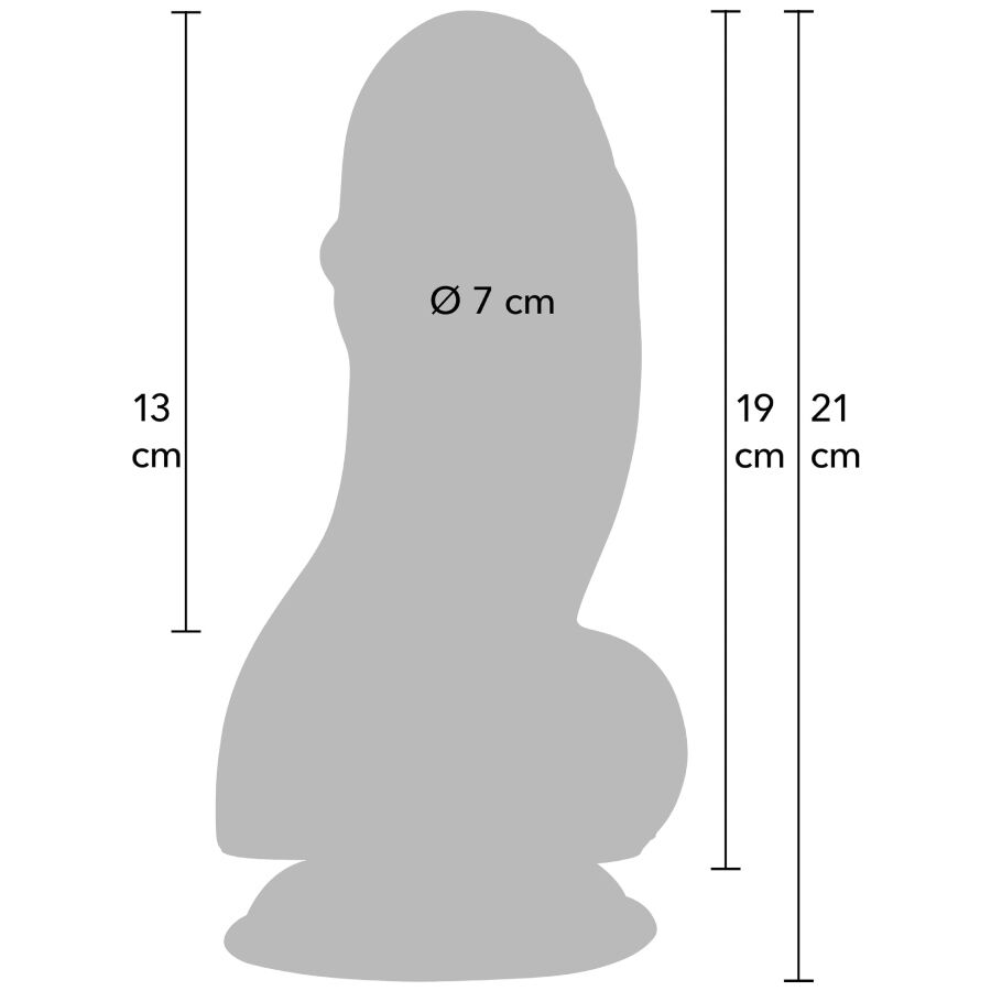 Hidden Desire-Inferno Fat Boys Dildo 19 cm-Saugnapf · Sextoys (Bild 7)
