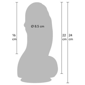 Hidden Desire-Inferno Fat Boys Dildo 22 cm-PVC, Saugnapf · Sextoys (Bild 4)