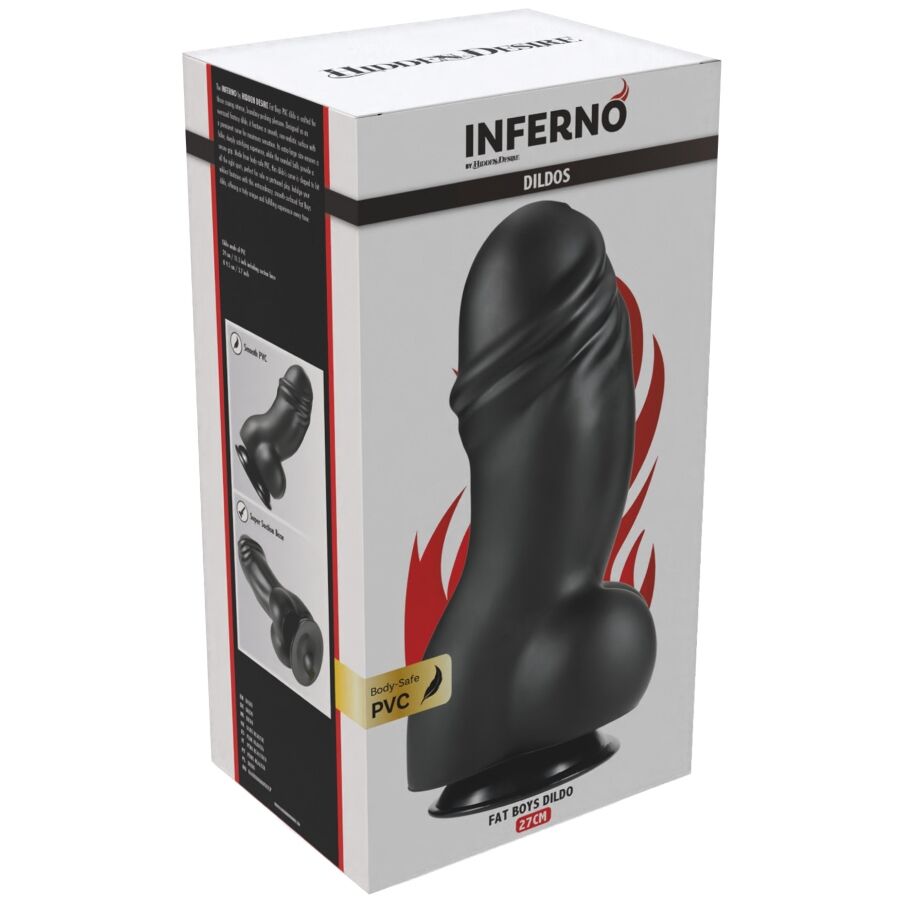 Hidden Desire-Inferno Fat Boys Dildo 27 cm-PVC, Saugnapf · Sextoys (Bild 4)