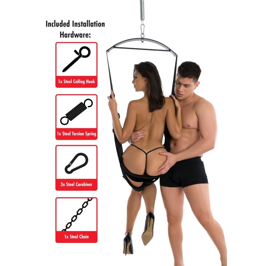Hidden Desire-Extreme Sexuelle Schaukel Anchor Lovers-Metal, Drehung · Erotische Kissen (Bild 3)