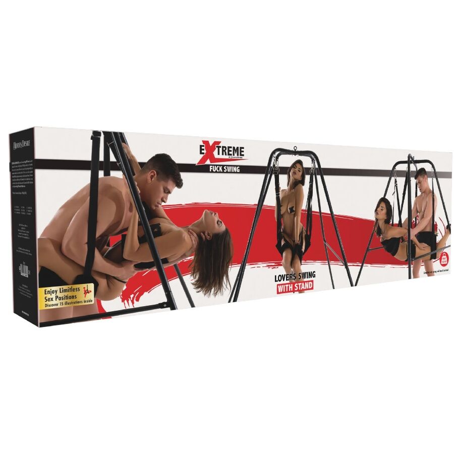 Hidden Desire-Extreme sexuelle Kinderbett für Paar mit Stand-Metal · Erotische Kissen (Bild 2)
