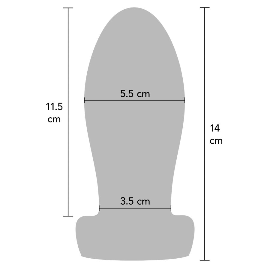 Hidden Desire-Analplug Harte Verlängerung, Mittlere Größe-Silikon · BDSM-Zubehör (Bild 3)
