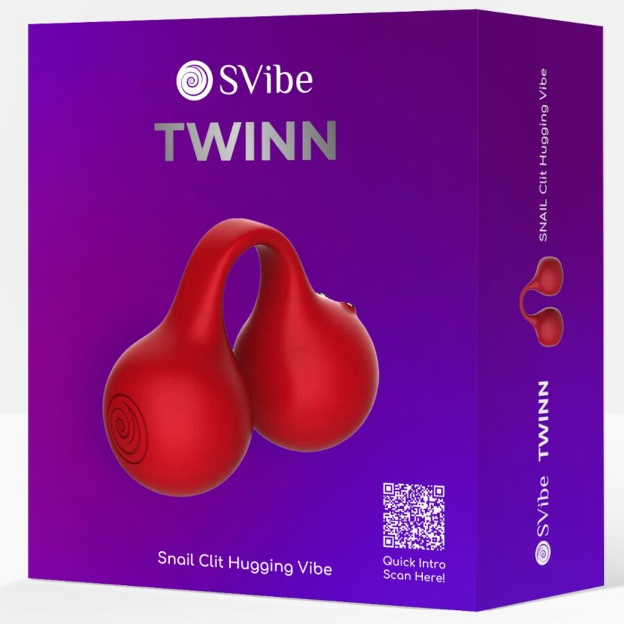 Snail Vibe-Twinn Cherry Vibrator von Finger-Silikon · Vibratoren (Bild 2)