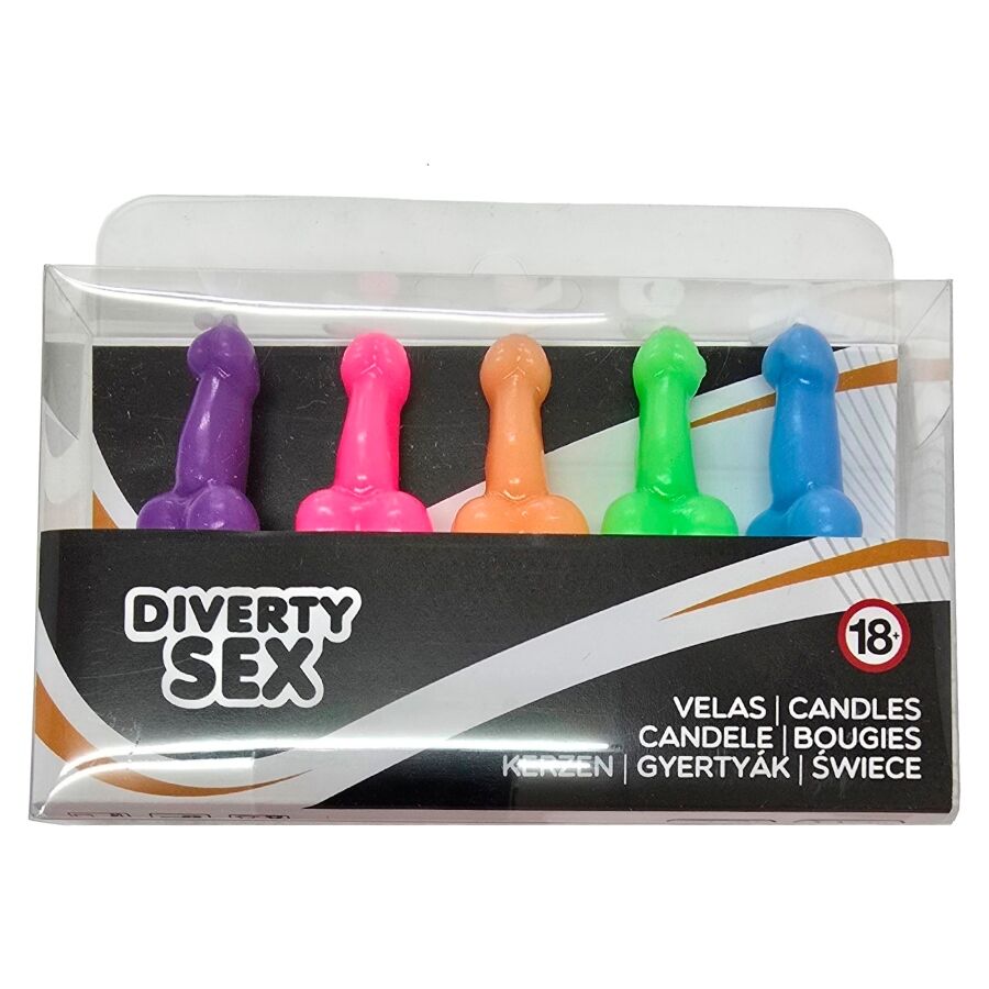 Diablo Picante-Diverty Sex Diablo Spektakuläre Box 5 Kerzen · Scherzartikel