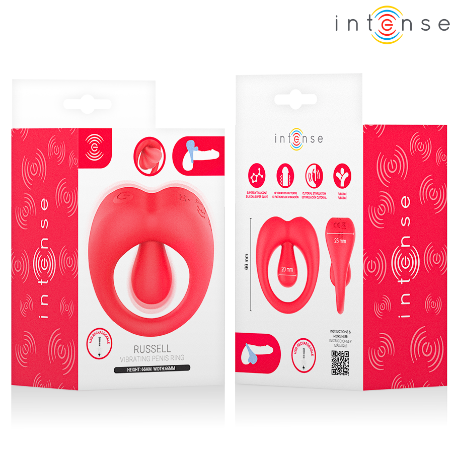 Intense For Him-Russell Ring Vibrator für Penis mit Stimulator · Sextoys (Bild 10)