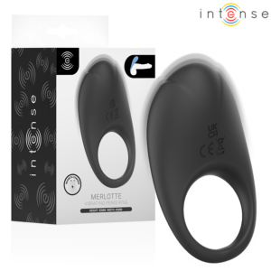 Intense For Him-Merlotte Vibro-Penisring mit Stimulation