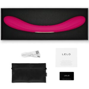 Lelo-Boomerang Doppel Vibrator, Kirschen-Silizium, 12 Geschwindigkeiten · Vibratoren (Bild 5)