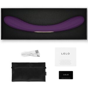 Lelo-Vibrator Boomerang Doppelkopf Lila-Silikon, 12 Geschwindigkeiten · Vibratoren (Bild 4)